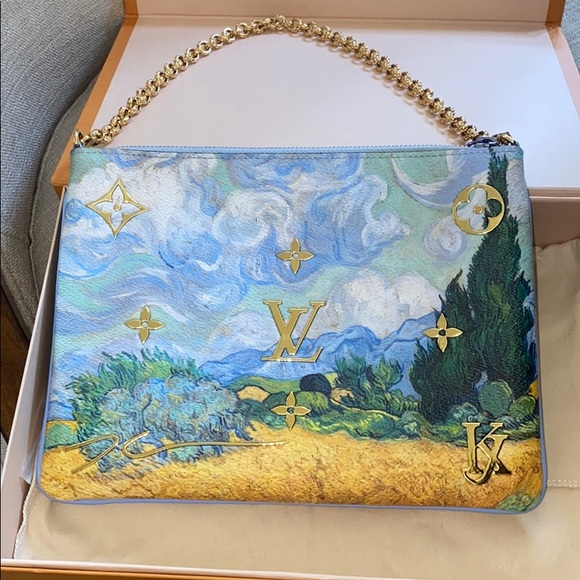 Masters Jeff Koons Van Gogh Pochette Clutch - Picture 2 of 8